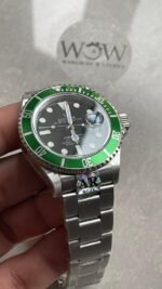 ARF FACTORY 1:1 Rolex Submariner “Kermit” 16610LV 904L SS Black Dial SH3135 - Image 2