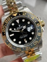 Clean Factory 1:1 Rolex GMT-Master II 126713 ZOMBIE 904L YG/SS Black Dial Dots DD3285 CHS - Image 7