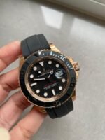 CLEAN FACTORY 1:1 Rolex Yacht-Master 40mm 126655 RG Black Dial VR3235 - Image 3