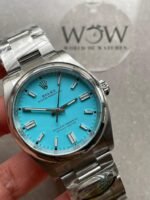 Clean Factory 1:1 Rolex Oyster Perpetual 126000 36mm Best Edition 904L Steel Tiffany Blue Dial VR3230 - Image 3