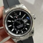 Noob FACTORY 1:1 Rolex Sky-Dweller 326934 904L SS Noob 1:1 Best Edition Black Dial Asian 23J to 9001 - Image 3