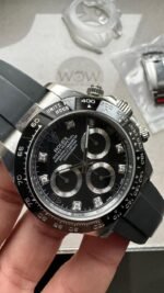 Clean Factory 1:1 Rolex Daytona 116519 904L SS Black Dial A4130 - Image 2