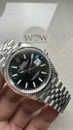VSF Factory Rolex Datejust 36 904L SS Fluted Bezel Black Dial VS3235 - Image 2
