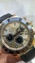 Clean Factory 1:1 Rolex Daytona 116518 Best Edition YG/Black Dial SA4130 - Image 4