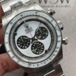 ADGF Factory 1:1 Rolex Daytona SS Best Edition White Skeleton Dial SA4130