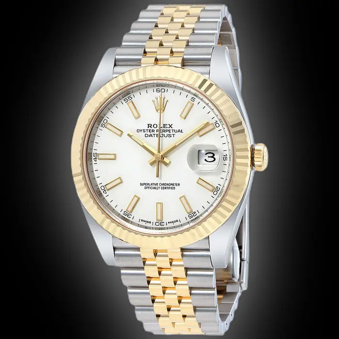 White Dial, Stainless Steel, Analog, Men's Watch