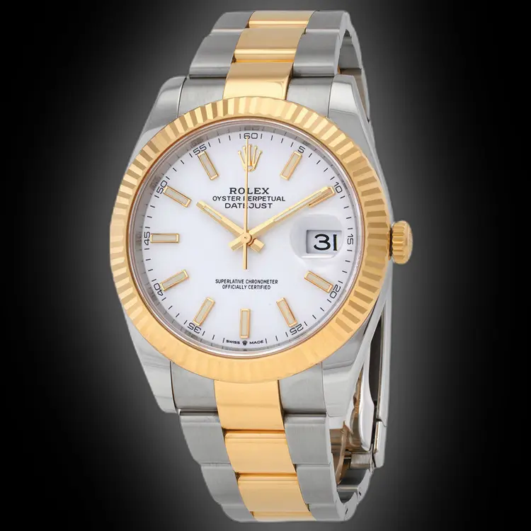 White Dial, Stainless Steel, Oyster, Automatic Men's Watch
