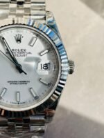 SS VS Factory 1:1 Rolex DateJust 41 Best Edition 904L Steel White Dial - Image 2