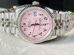 DIWF Factory 1:1 Rolex DateJust 36 126234 Best Edition 904L Steel Tiffany Pink Dial Arabic Marker SA3235 - Image 6