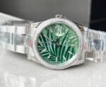 GMF Factory 1:1 Rolex DateJust 36 SS 126284 Diamonds Bezel Best Edition New Green Dial A2824 - Image 4