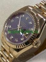 Rolex Lady-Datejust 26 Yellow Gold Rubelite Diamond Dial Ref.179178 - Image 6