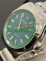 Rolex Milgauss 40mm Blue Dial Ref.116400GV – Green Crystal - Image 4