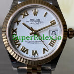 Rolex Datejust 31 Steel and Yellow Gold White Roman Dial Ref.278273