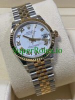Rolex Datejust 31 Steel and Yellow Gold White Roman Dial Ref.278273 - Image 4