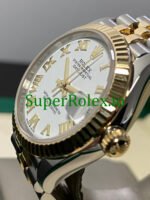 Rolex Datejust 31 Steel and Yellow Gold White Roman Dial Ref.278273 - Image 6