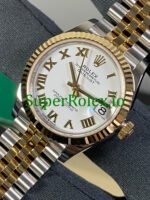 Rolex Datejust 31 Steel and Yellow Gold White Roman Dial Ref.278273 - Image 3