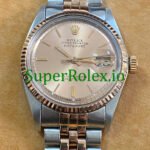 Rolex Datejust 36 Steel and Everose Gold Rose Index Dial Ref.1601