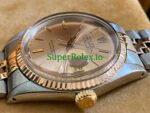 Rolex Datejust 36 Steel and Everose Gold Rose Index Dial Ref.1601 - Image 5