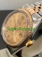 Rolex Datejust 36 Steel and Everose Gold Rose Index Dial Ref.1601 - Image 6