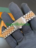 Rolex Datejust 36 Steel and Everose Gold Rose Index Dial Ref.1601 - Image 7