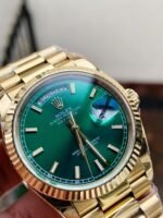 EWF Factory 1:1 Rolex Day Date 40 YG 904L Steel Best Edition Green Dial A3255 - Image 3