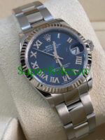 Rolex Datejust 31 Steel and White Gold Blue Roman Dial Ref.278274 - Image 4