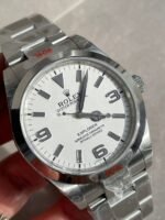 JDF Factory 1:1 Rolex Explorer 124270 36mm 904L Steel Best Edition White Dial VR3230 - Image 4