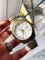 EW Factory 1:1 Rolex DateJust 41 126333 SS/YG Best Edition 904L Steel White Stick Dial - Image 5