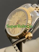 Rolex Lady-Datejust 26MM Yellow Gold and Steel Champagne Index Dial Ref.79173 - Image 5