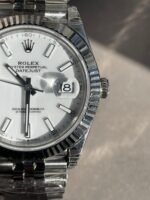 SS VS Factory 1:1 Rolex DateJust 41 Best Edition 904L Steel White Dial - Image 9