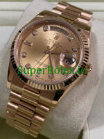 Rolex Day-Date 36MM Yellow Gold Diamond Dial Ref.118238 - Image 4