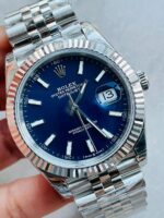 VS Factory 1:1 Rolex DateJust 41 SS Best Edition 904L Steel Blue Dial - Image 3