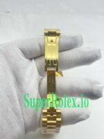 Rolex Day-Date 36MM Yellow Gold Blue Roman Dial Ref.18238 - Image 8