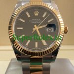 Rolex Datejust 41 Steel and Yellow Gold Black Index Dial Ref.126333