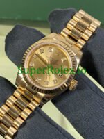 Rolex Lady-Datejust 26 Yellow Gold Diamond Dial Ref.179178 - Image 2
