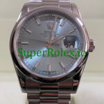 Rolex Platinum Day-Date 36MM Ice Blue Index Dial Ref.118206