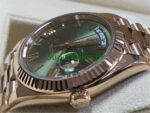 Rolex Day-Date 40MM Everose Gold Ref.228235 Olive Green Roman Dial - Image 6