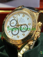 Rolex Daytona Yellow Gold White Arabic Dial Cosmograph Ref.16518 - Image 3