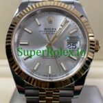 Rolex Datejust 41 Steel and Yellow Gold Silver Index Dial Ref.126333