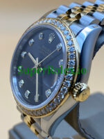 Rolex Datejust 31 Yellow Gold Dark Grey Diamond Dial Ref.278383RBR - Image 5