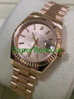 Rolex Lady-Datejust 26 Yellow Gold Champagne Index Dial Ref.179178 - Image 3
