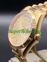 Rolex Day-Date 36MM Yellow Gold Champagne Index Dial Ref.118238 - Image 6