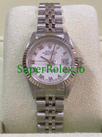 Rolex Lady-Datejust 26 Steel White Roman Dial Ref.79174 - Image 2