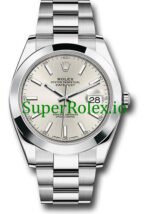 Rolex Datejust 41 Steel Silver Index Dial Ref.126300 - Image 2