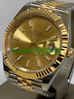 Rolex Datejust 41 Yellow Gold Champagne Index Dial Ref.126333 - Image 6