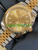 Rolex Datejust 41 Yellow Gold Champagne Index Dial Ref.126333 - Image 4
