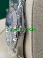 Rolex Platinum Day-Date 40MM Ref.228236 – Ice Blue Baguette Diamond Dial - Image 4
