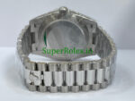 Rolex Platinum Day-Date 40MM Ref.228236 – Ice Blue Baguette Diamond Dial - Image 6