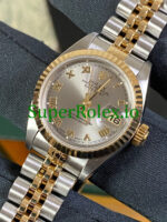 Rolex Lady-Datejust 26MM Two Tone Silver Roman Dial Ref.69173 - Image 3