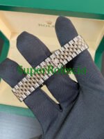 Rolex Datejust 31 Steel and White Gold Pink Diamond Dial Ref.278274 - Image 7